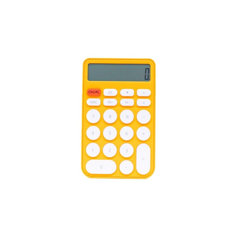 Modern Trading Calculator 12-DIGIT Vitamin Calculator Yellow 120722