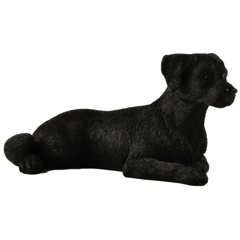 JFSM INC. 6" Black Labrador Dog Figurine