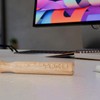 Wooden Aroma Inhaler with Essential Oil Flavored Cores - Scent: