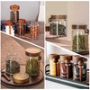 MOLADRI 18 oz/550 ml Glass Storage Canister with Airtight Wooden