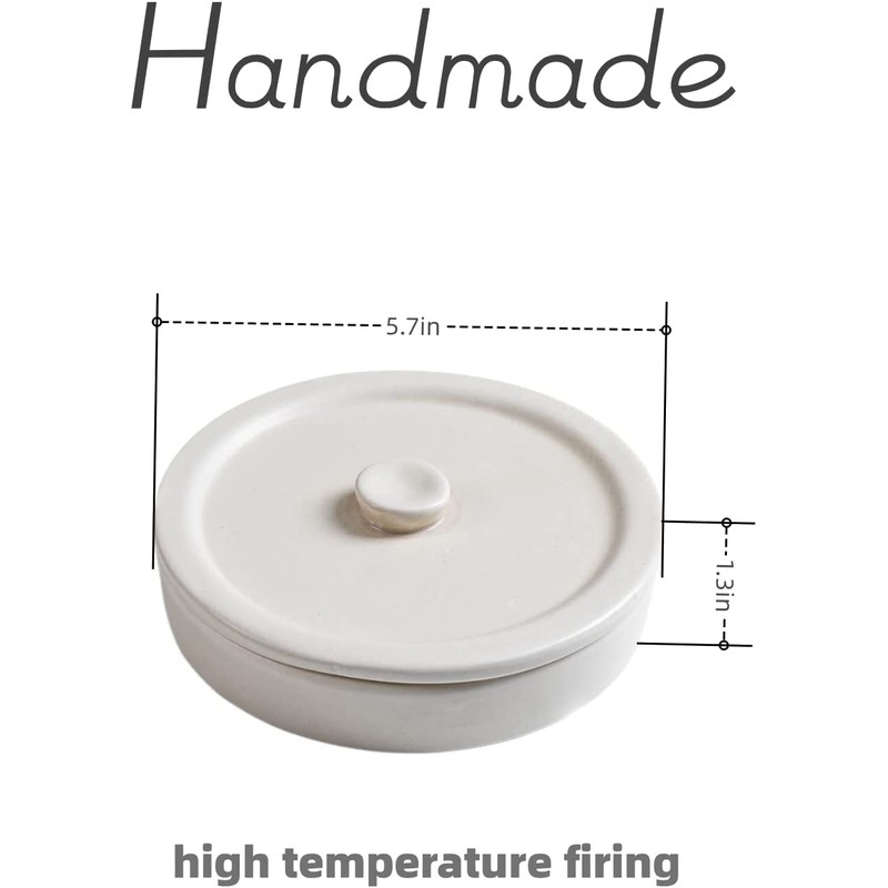 Cosnou Ceramic Margarita Salt Rimmer with Lid Home Bar Accessories