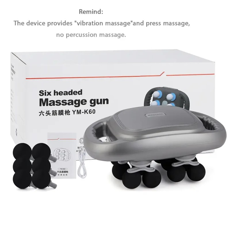 Professional 16-Head Electric Massager - Portable Muscle Relief for Neck,
