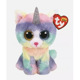 TY Beanie Boos 6" HEATHER Cat Unicorn UniCat Plush Stuffed Animal Toy MWMTs