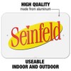 Seinfeld Logo Home Business Office Sign - Metal - 6"