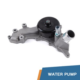 Baxzl Water Pump for Jeep Wrangler 2012 2013 2014 2015 2016 2017 2018 Wrangler JK 2018 3.6L V6 Replaces 252-982 19339920 68079412AE 68079412AB 68079412AC 68079412AD 68079412AE RL079412AB AW6699 CR4500