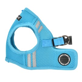 Puppia Soft Vest Dog Harness No Choke Step-in Reflective Triple Layered Breathable Mesh for Small and Medium Dog, Sky Blue, Small