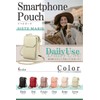SIETE MARES Women's Smartphone Pouch, Smartphone Shoulder Cross-body Smartphone Pochette