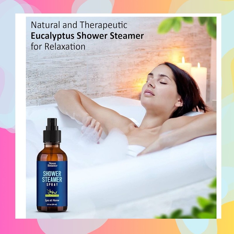 Nexon Botanicals Shower Steamer Spray 2 Fl Oz Eucalyptus Scent