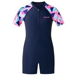 karrack Girls One Piece Swimsuit Kid Swimsuit Girls Water Sport Swimsuit UPF 50+ Sun Protection Bathing Suits