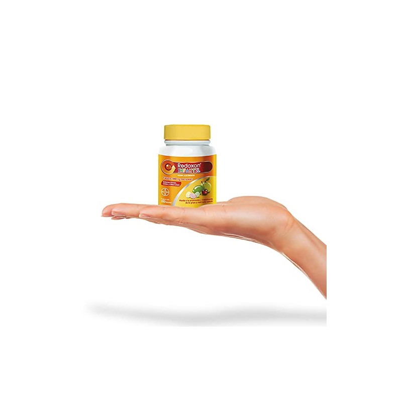 Redoxon Infantil Vitamina C 100mg, Vitaminas para Nios, Sabores Cereza,