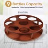 THYGIFTREE Large Rotating Coffee Syrup Organizer 9 Bottles Coffee Syrup
