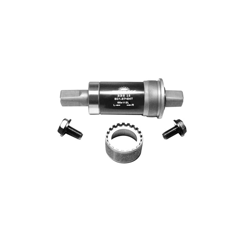 SUNRACE Eje de Centro BBS15 Sellado Rosca Inglesa 68-113mm Cuadrado