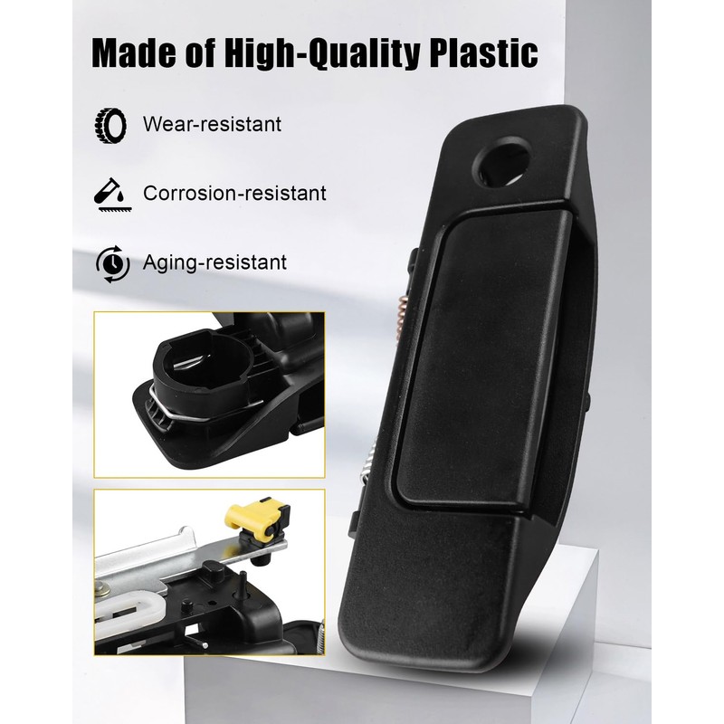 TIKSCIENCE 83210 Liftgate Handle with Keyhole Fit for Jeep Cherokee