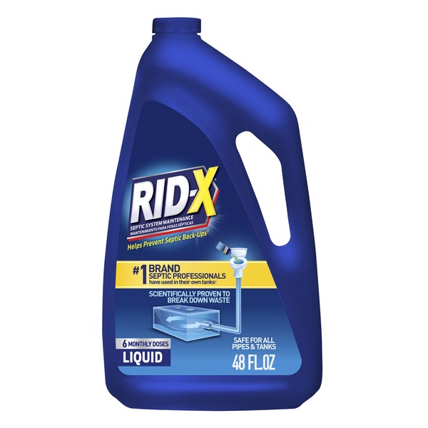 RID-X Septic Treatment, 6 Month Supply Of Liquid, 48 oz