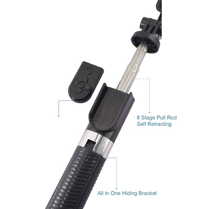 1.7m Mobile Phone Tripod Bluetooth Remote Control Extended Universal Hand