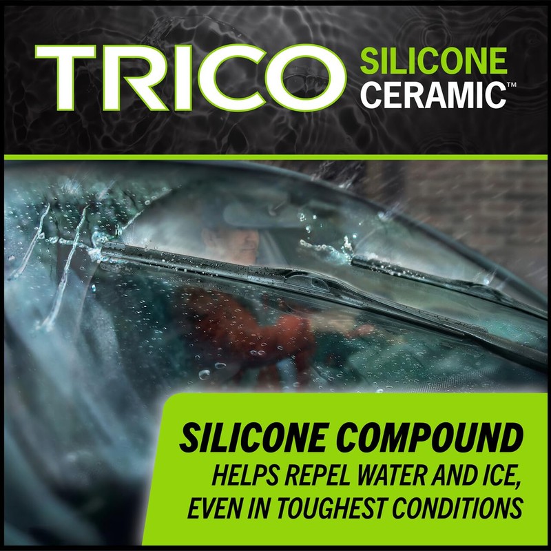 TRICO Silicone Ceramic™ (90-210) 21 Inch Automotive Replacement Windshield Wiper