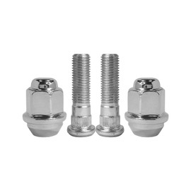 Mysttoo 4PCS M12x1.5 Wheel Lug Stud Nut Set 35mm Height Nuts Compatible with Hyundai Accent Elantra Excel Scoupe Santa Fe Tiburon Tucson Kia Forte Koup Optima Spectra Spectra5 Soul