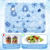 LemonRoad 2 Pack Reusable Freezable Ice Mat Sheets for Coolers