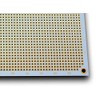 Double sided perforated grid board with round pads.
