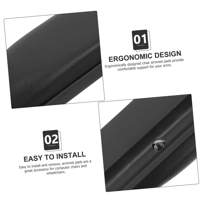 Healeved Wheelchair Armrest Pads Pieces Arm Rest Cushions for Chair