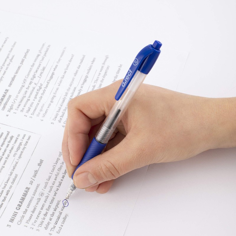 D.RECT 294 ballpoint pen with ergonomically and a rubberised grip