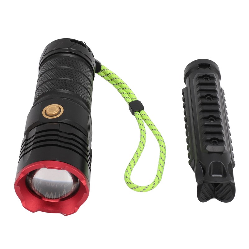 Outdoor Flashlight Professional White Laser High Brightness Waterproof Long Range