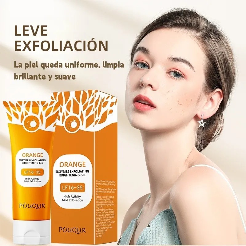 Limpiador Exfoliante Natural Poros Perfectos Naranja