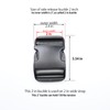 Ahijklmn Quick Side Release Buckles 2" Heavy Duty Plastic Snap