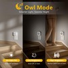 YUNLEX 2 Pack Plug in Night Light with Motion Sensor