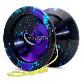 Watieoboo Yoyo Professional Metal Response Type Yoyo for Kids Beginner, Adult Non-Response Yoyo Intermediate Advanced, U-Shaped KK Bearings + Gloves and 10 Replacement Yoyo String