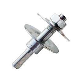 Heavy Duty 2/5" 10mm Threaded Arbor Mandrel 8mm Long Shank - Fits Wheels Discs to 1" Thick,Pack of 2 Sets