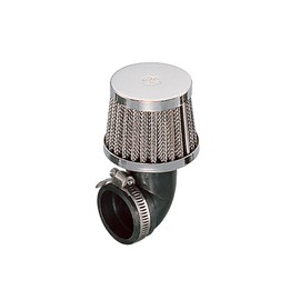 Kitaco 515-1000340 Power Filter (Elbow 90°/φ34), Jog Z/Super Jog Z etc. Chrome Plated