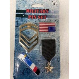 Girls Out Loud Military pin set costume accessories