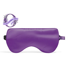 ASUTRA Dream Sleep Bundle, 2 Products - Purple Silk Eye Mask Filled with Lavender and Flax Seeds, Melatonin Lotion with Magnesium and Shea Butter