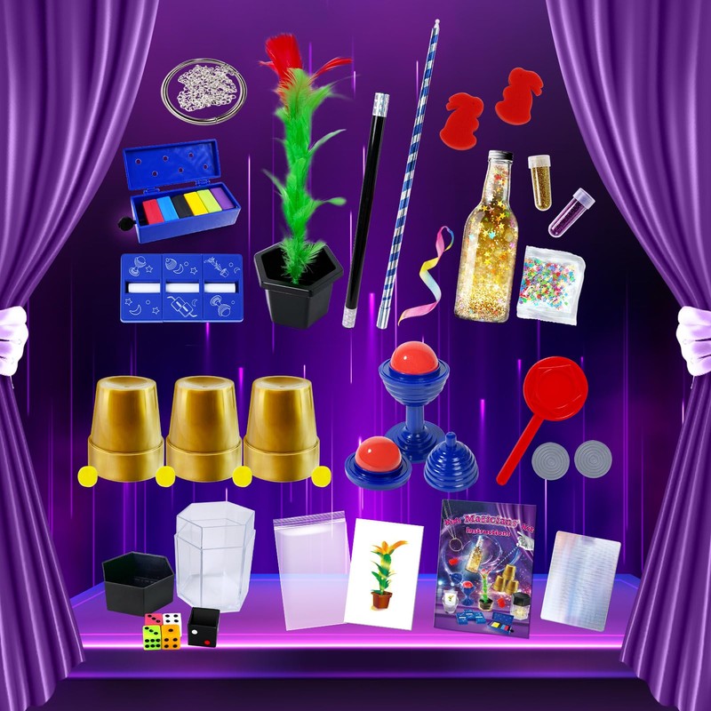 PATIFEED Kids Magic Box Magic Set with Instructions for Any