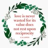Love is Never Wasted C.S. Lewis Quote Bumper Sticker Vinyl