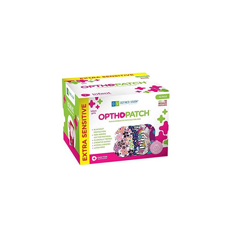 Opthopatch Parches para Ojos para bebés - Diseño bonito para