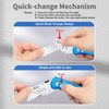 Harita Folding Utility Knife Box Cutter Quick Change Blades, Back-lock