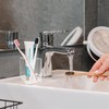 YKUKIZEE 8Pcs Acrylic Pen Holder Clear, Acrylic Square Pen Pot,