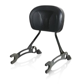 SWESGI Sissy Bar for Indian Challenger Chieftain Indian Pursuit Springfield Roadmaster Vintage 2014-2023, Quick Release Passenger Backrest Pad 17 inches (Black)