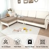 NAISI Waterproof Couch Cushion Covers Thick Velvet Fabric Washable Sofa
