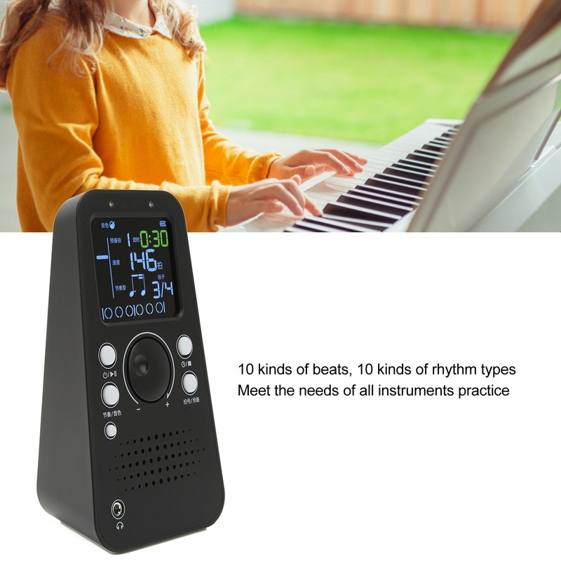 Electronic Digital Metronome Universal Smart Bluetooth Metronome for Guitar Piano