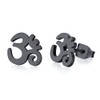 Pendientes unisex de Buda Namaste Ohm Om Aum Sánscrito Símbolo