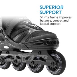 METROLLER METROLLER Women Inline Skates Men Skates for Adult Female Male Adjustable Inline Skates for Teens Boys and Girls.