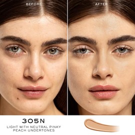 Lancôme Teint Idole Ultra Wear Care & Glow Serum Concealer - Medium Buildable Coverage & Natural Glow Finish - Up To 24H Hydration - 305N