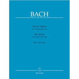 バッハ, J. S. : 無伴奏チェロ組曲 BWV 1007-1012/ベーレンライター社/新バッハ全集版