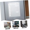 Operitacx Rewritable Message Board Eraser Magnetic Whiteboard Dry Erase Daily