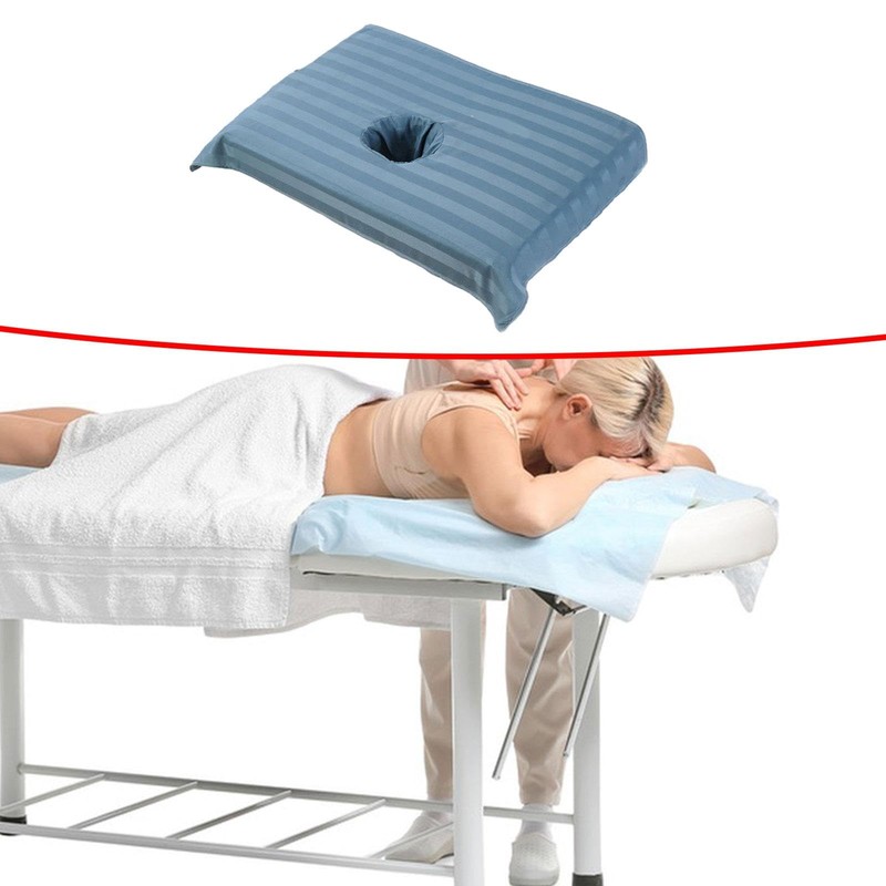 Perfeclan Cotton Massage Table Face Hole Towel, Massage Face Towel,