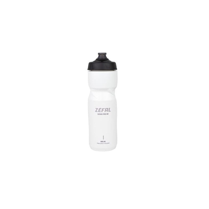 ZEFAL Sense Pro 80 Premium Bicycle Water Bottle, White (Double