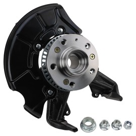 TRQ Front Steering Knuckle & Wheel Bearing Hub RH Right Passenger Side Compatible with 1998-2010 VW Beetle 199-2010 VW Golf 1999-2005 VW Jetta 698-374 510003